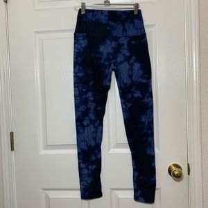 Tie dye yoga leggings